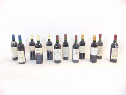 BORDEAUX Red, twelve bottles:
- (MARGAUX), Château Brouzac 2000, two bottles;
- (SAINT-ÉMILION-GRAND-CRU),...