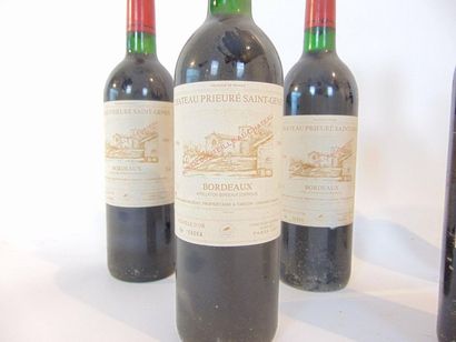 BORDEAUX Red, ten bottles:

- (SAINT-JULIEN), Croix-Saint-Pierre 1982, five bottles...