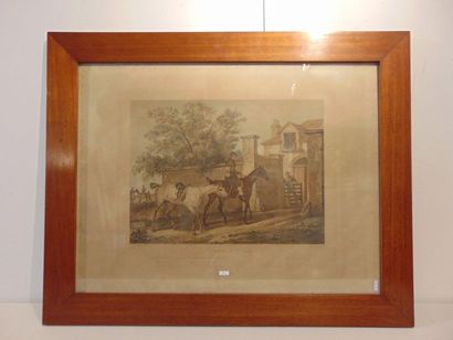 VERNET Carle (1758-1836) [d'après] "The Exit from the Stable" and "The Entry to the...