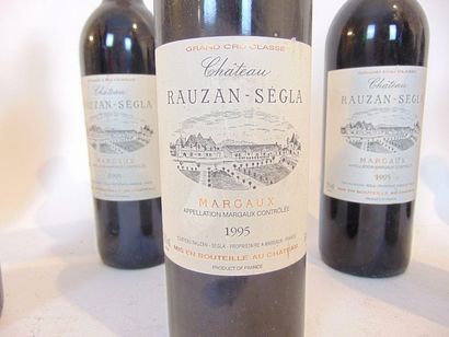 BORDEAUX (MARGAUX) Rouge, Château Rauzan-Ségla 1995, dix bouteilles [légères altérations...