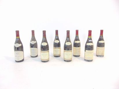 BOURGOGNE Red, eight bottles:

- (GEVREY-CHAMBERTIN), Julien Bouchard 1996, three...
