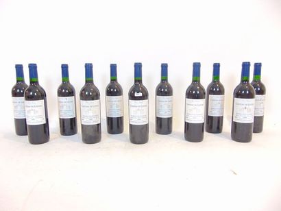 BORDEAUX (PREMIÈRES-CÔTES-DE-) Red, Chateau de Lestiac 2000, eleven bottles [slight...