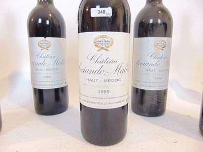 BORDEAUX (HAUT-MÉDOC) red, Château Sociando-Mallet 1995, eleven bottles.