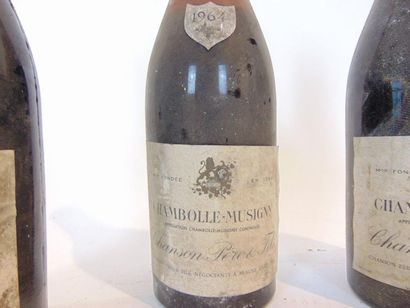 BOURGOGNE (Chambolle-Musigny) Rouge, Chanson Père & Fils 1964 (tois) and s.m. (one),...