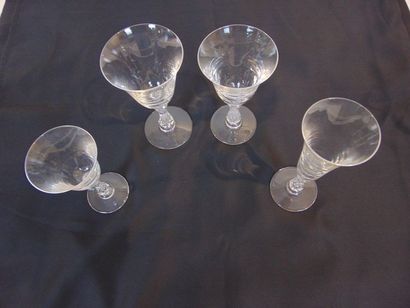 null Service part, early twentieth century, cut crystal, forty-five pieces [tiny...