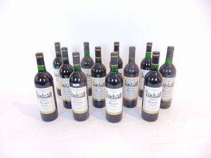 BORDEAUX (MÉDOC) Red, Château Bessan 1995, twelve bottles [normal/shoulder-high]...