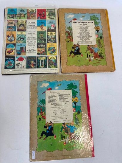 HERGÉ, REMI Georges dit (1907-1983) "Les Aventures de Tintin - Au pays de l'or noir",...
