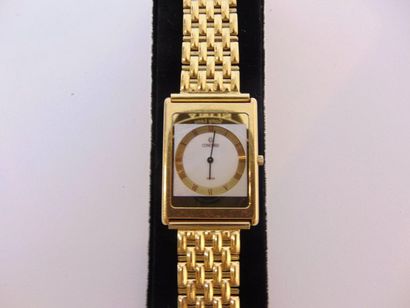 CONCORD Montre-bracelet de dame en or jaune 18 carats, poinçons, l. 19 cm, 49 g env....