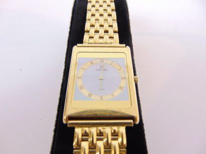 CONCORD Ladies' wristwatch in 18 carat yellow gold, punched, l. 19 cm, approx. 49...