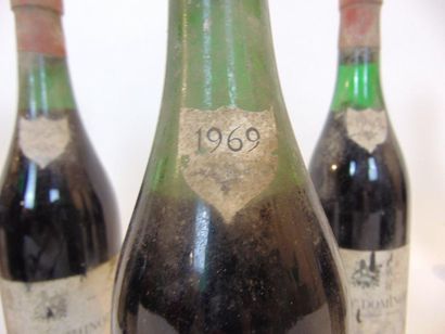 BOURGOGNE (SAVIGNY-DOMINODE) Rouge, Chanson Père & Fils 1969, neuf bouteilles [étiquettes...
