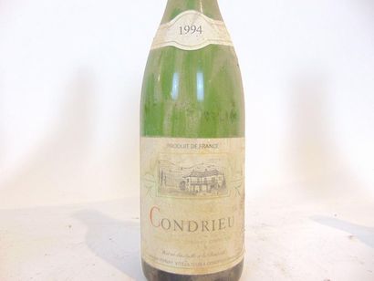 RHÔNE Rouge et blanc, six bouteilles :
- (CONDRIEU), blanc, Georges Verney 1982,...