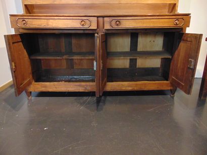 null Double chest of drawers with four leaves and two drawers in the belt, XIX-XXth...