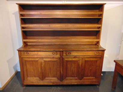 null Double chest of drawers with four leaves and two drawers in the belt, XIX-XXth...