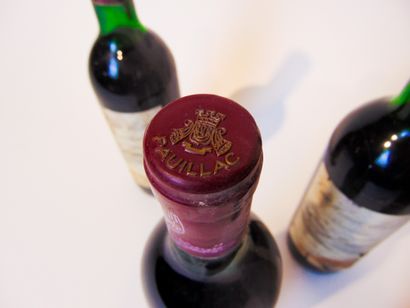 BORDEAUX (PAUILLAC) Rouge, Château Haut-Milon 1990, huit bouteilles [bas-goulot,...
