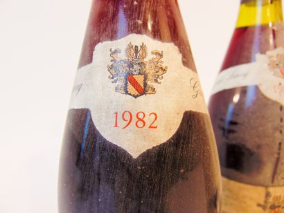 BOURGOGNE Rouge, sept bouteilles :

- (NUITS-SAINT-GEORGES), Les Saint-Georges (Graffé-Lecocq),...
