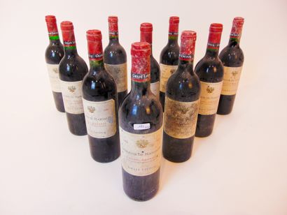 BORDEAUX (CANON-FRONSAC) Red, Domaine de Margalès 1998, ten bottles [label alter...