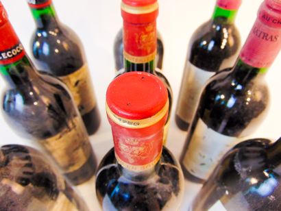 BORDEAUX Red, nine bottles:

- (SAINT-EMILION-GRAND-CRU), Château Matras 1990, three...