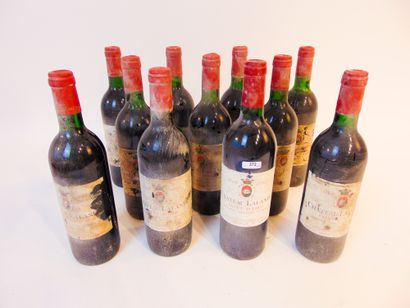 BORDEAUX (SAINT-JULIEN) Red, Château Lalande 1993, eleven bottles [label alterations...