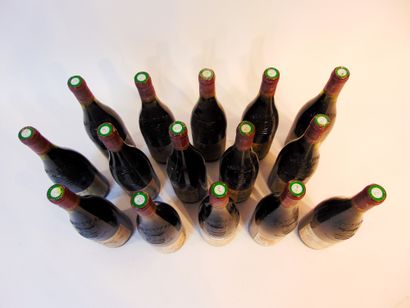 VALLÉE-DU-RHÔNE (VACUEYRAS) Rouge, Domaine Laurent-Charles Brotte 1992, quinze bouteilles...