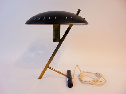 KALFF Louis (1897-1976) - PHILIPS Lampe de bureau Vintage (modèle en Z), circa 1955,...