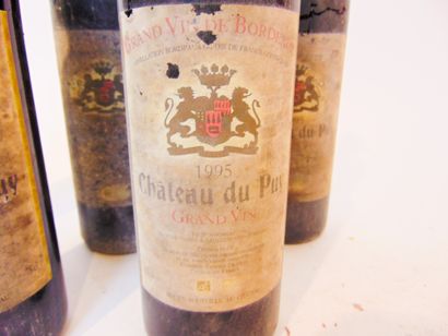 BORDEAUX (CÔTES-DE-FRANCS) Red, Château Le Puy 1995, five bottles [label alterations,...