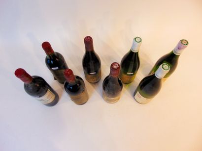 null Miscellaneous wines, red and white, eight bottles:

- VALLÉE-DU-RHÔNE (CÔTES-DU-RHÔNE),...