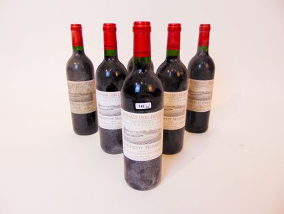 BORDEAUX (MONTAGNE-SAINT-ÉMILION) Red, Domaine du Petit Musset 2004, six bottles...