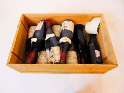 BOURGOGNE Rouge, dix bouteilles :

- (MARSANNAY), Domaine Le Dessus des Longeroises...