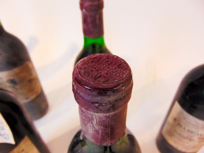 null Vins divers, rouge et blanc, neuf bouteilles :

- VAL-DE-LOIRE (SAUMUR-CHAMPIGNY),...