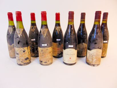VALLÉE-DU-RHÔNE Rouge, neuf bouteilles :

- Château de Fonsalette / Château Rayas...