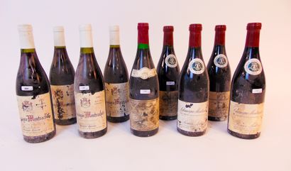 BOURGOGNE Red, nine bottles:

- (CHASSAGNE-MONTRACHET), Bernard Moreau 1992, four...