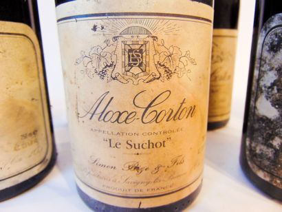 BOURGOGNE (ALOXE-CORTON) Red, Domaine Simon Bize & Fils 1996, seven bottles [slight...