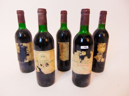 BORDEAUX (LUSSAC-SAINT-ÉMILION) Red, Château Haut-Puyblanquet 1985, five bottles...