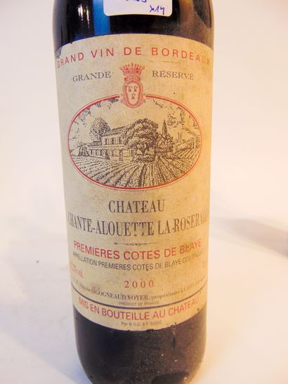 BORDEAUX Red and white, fourteen bottles:

- (MEDOC), red, Château La Tour-Haut-Caussan...