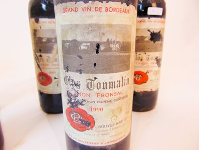 BORDEAUX (CANON-FRONSAC) Red, eleven bottles:

- Château Coustolle 1999 (two) and...