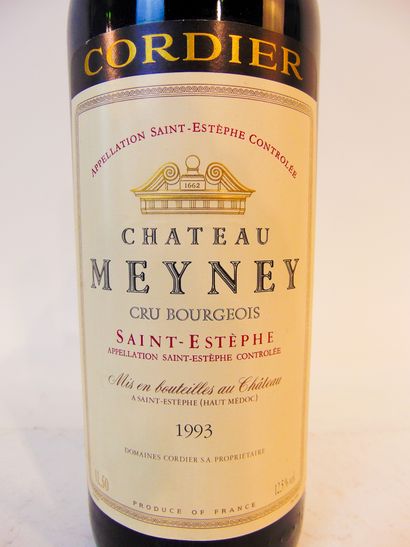 BORDEAUX (SAINT-ESTÈPHE) Red, Château Meyney, cru bourgeois 1993, one magnum [bottom...