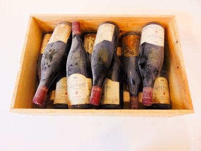 VALLÉE-DU-RHÔNE (GIGONDAS) Red, Domaine Laurent-Charles Brotte 1994, eleven bottles...