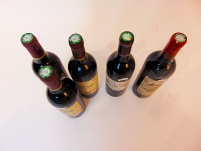 BORDEAUX (FRONSAC) Red, five bottles:

- Château Le Bosquet 2000, one bottle;

-...