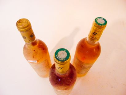 SUD-OUEST Sweet white wine, three bottles:

- (MONBAZILLAC), Château La Rouquette...