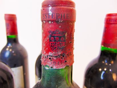 BORDEAUX (SAINT-ESTÈPHE) Rouge, Château La Rose-Brana 1990, six bouteilles [bas-goulot,...
