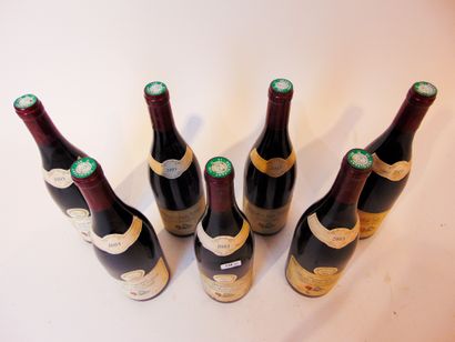 BOURGOGNE (HAUTES-CÔTES-DE-NUITS), Rouge, Domaine Naudin-Ferrand 2003, sept bouteilles...