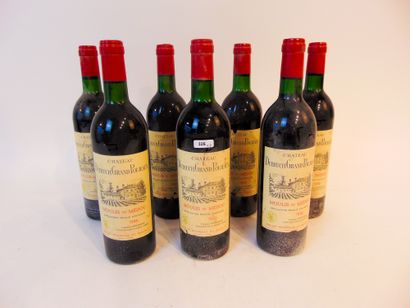 BORDEAUX (MOULIS) Red, Château Dutruch-Grand Poujeaux 1985, seven bottles [label...