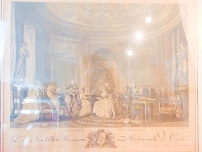 LAVREINCE Nicolas, LAFRENSEN Niklas Lavreince dit (1737-1807) [d'après] "L'Assemblée...