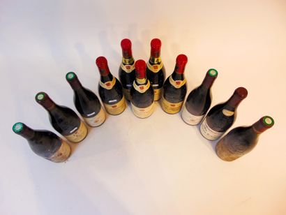 VALLÉE-DU-RHÔNE Red, eleven bottles:

- (CHÂTEAUNEUF-DU-PAPE), Laurent-Charles Brotte...