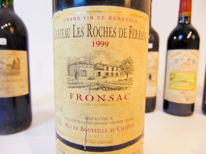 BORDEAUX Red, twelve bottles :

- (MONTAGNE-SAINT-ÉMILION), Château Beauséjour 1979,...