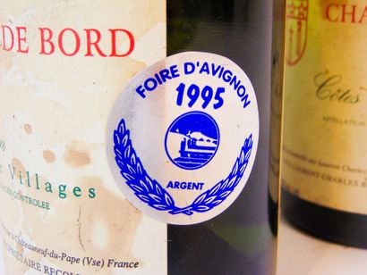 VALLÉE-DU-RHÔNE (CÔTES-DU-RHÔNE) Blanc, Château de Bord 1994, six bouteilles [altérations...