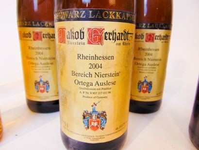 null Miscellaneous wines, white, eight bottles:

- GERMANY (RHEINHESSEN), white,...