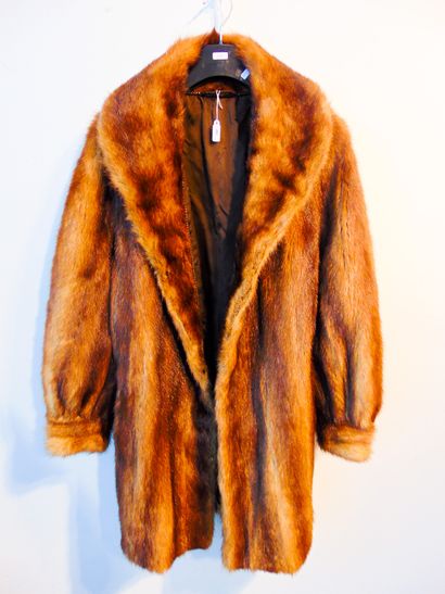 null Mink coat [used condition].