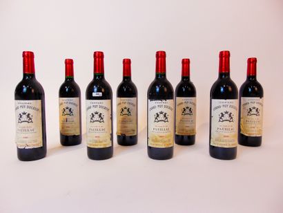 BORDEAUX (PAUILLAC) Red, Château Grand Puy-Ducasse, 5th Grand Cru Classé 1993, eight...