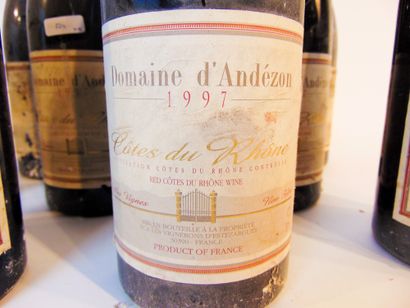 VALLÉE-DU-RHÔNE (CÔTES-DU-RHÔNE) Rouge, Domaine d'Andézon 1997, onze bouteilles [altérations...